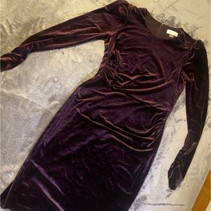 Long sleeve burgundy dress for special events :)
